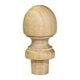 thumbnail image 1 of 200 Pcs of 1-1/2" Wooden Finials 1-1/2" tall x 3/4" wide  3/8" tenon; Height includes tenon, 1 of 1