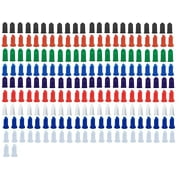 200 Pcs/set - Mixes 9 Colors Syringe Caps Suitable for All Sizes Syringes