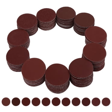 2 Inch Hook And Loop Sanding Discs – 30 Pack, 120 Grit – HILDA