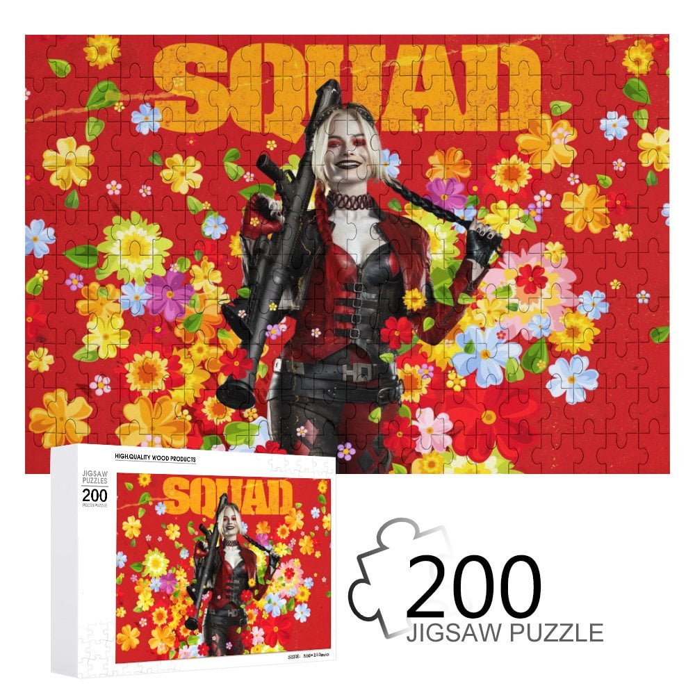 200 Piece Jigsaw Puzzle For Adults & Kids Harley Quinn Puzzle For