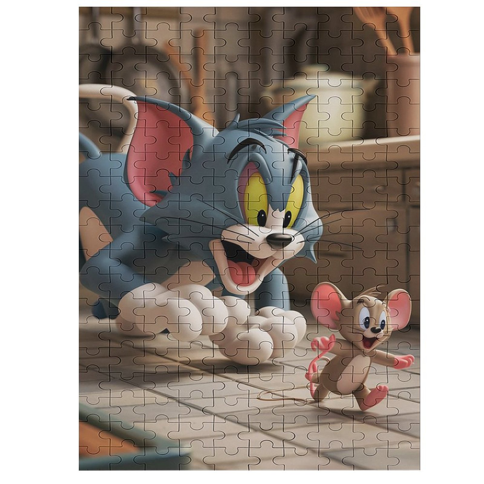 200 Piece Jigsaw Puzzle For Adults & Kids - Tom And Jerry Puzzle For ...
