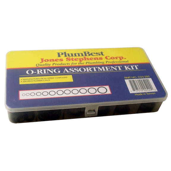200 Piece O-Ring Kit ,PartNo O25200 JonesStephens