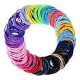 thumbnail image 1 of 200-Piece Pack of Women'S Hair Ties， 200Pcs Baby Hair Ties for Girls Toddler Hair Tie 3Mm Thick Small Hair Ties Multicolor Elastic Hair Bands No Hair Damage Cute Hair Accessories Ponytail Holder, 1 of 9