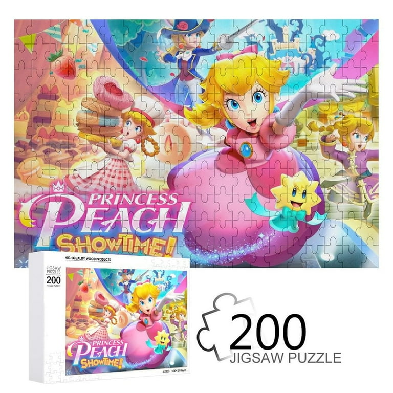COLORFUL PEACH JIGSAW PUZZLE 500ピース Princess Peach Jigsaw Puzzles 300 500 1000 Piece Colorful
