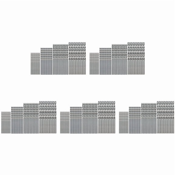 200 Pieces 0.5mm-2.0mm Straight Shank Mini Drill Bit Set Tiny Mini Small Drill Bits Full-Ground HSS Twist Drill for Dil