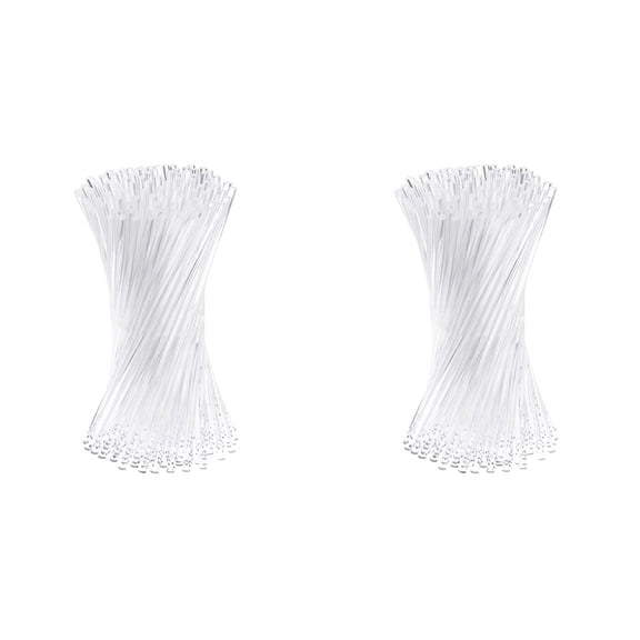 200 Pieces 4 Inch Acrylic Lollipop Sticks Clear Reusable Acrylic Rods for Making Lollipops Cake Pops Candies Chocolates