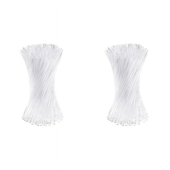 200 Pieces 4 Inch Acrylic Lollipop Sticks Clear Reusable Acrylic Rods for Making Lollipops Cake Candies Chocolates