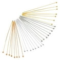 thumbnail image 1 of 200 Pieces Ball Gold Color Metal Ball Pins for Jewelry Making 16mm, 1 of 1
