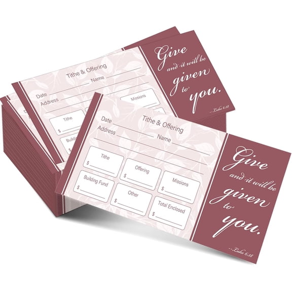 200 Pieces Church Offering Envelopes My Offering Bill Size Envelope Church Tithe Envelopes for Donations, Religious Occasions(Simple Style)