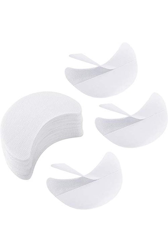200 Pieces Eyeshadow Shield Eyeshadow Gel Pad Patches Eyeshadow Stencils for Prevent Eyelash Extensions, Tinting and Lip Makeup Residue (200 Pieces)