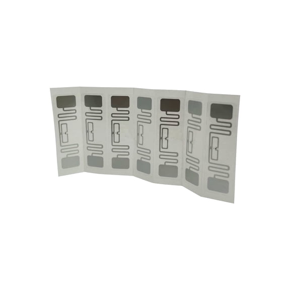 FONGWAH 200 Pack UHF RFID Wet Inlay Tags, Fanfold Printable Alien H9 Sticker Labels for Vehicle Windshield Asset Tracking