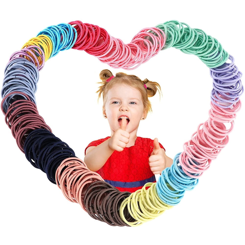 No Crease Baseball Hair Ties Set - 6 Ouchless Elastic Ponytail Holders For Softball Fans & Gifts