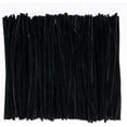 thumbnail image 1 of 200 Pieces Halloween Black Pipe Cleaners Craft Chenille Stems Bulk for Kids DIY Art Creative Crafts and Halloween Decoration (12 Inch x 6 mm), 1 of 15