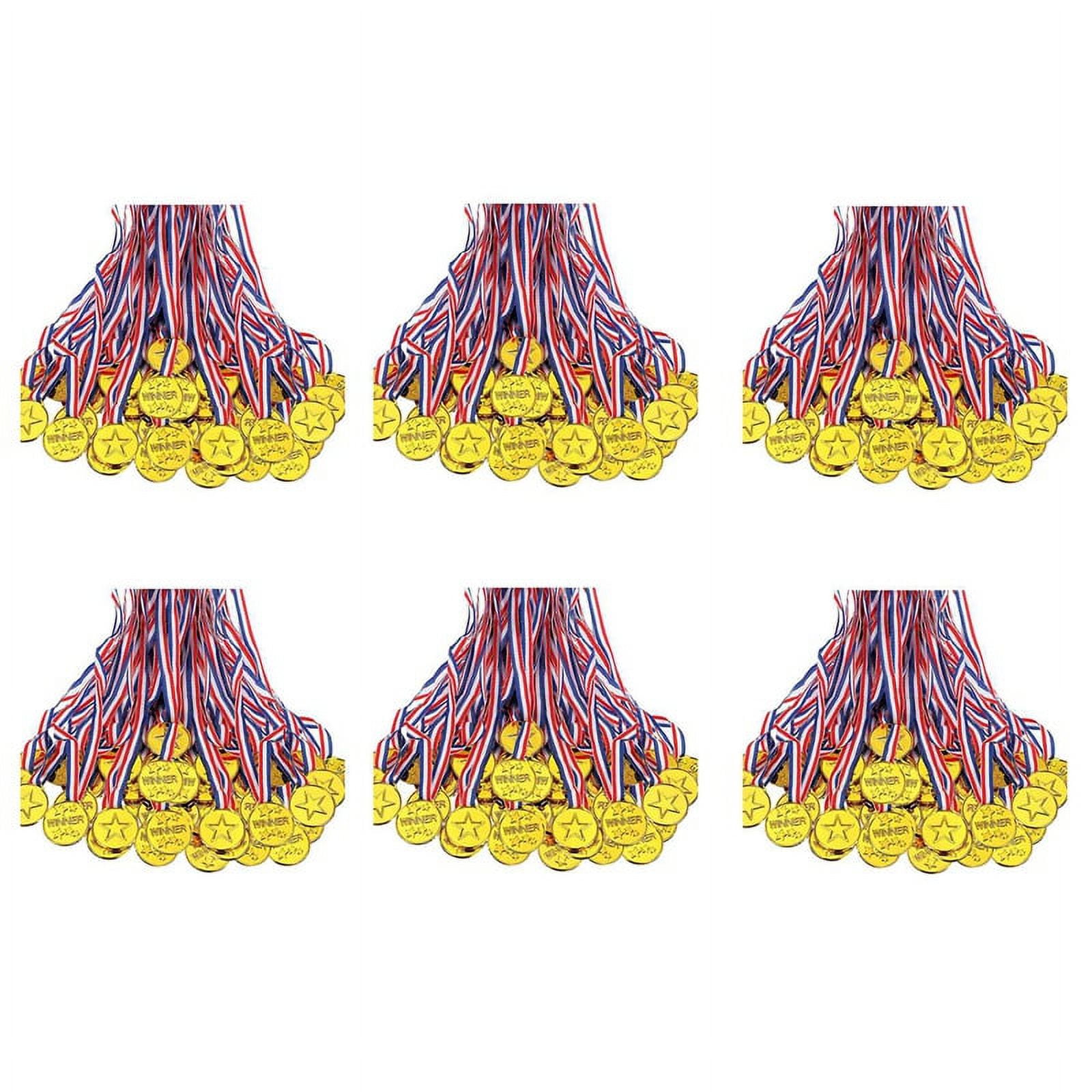 200 Pieces Kids Plastic Winner Medals Gold Winner Award Medals For 200-pieces-kids-plastic-winner-medals-gold-winner-award-medals-for