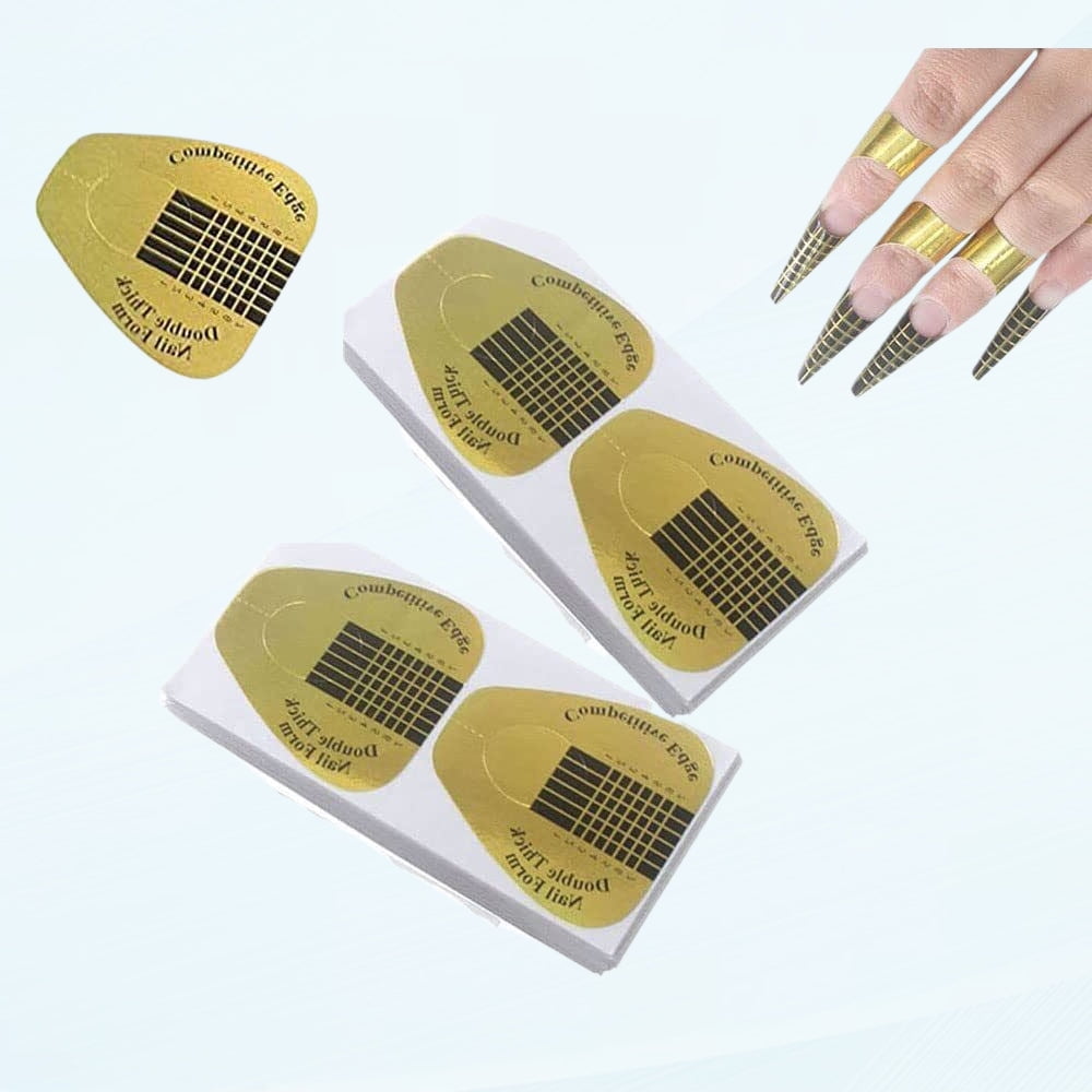 200 Pieces Long Nail Shapes for Acrylic Nails, Thick Nail Art Tip