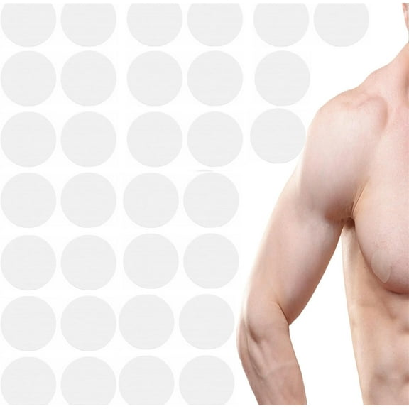 200 Pieces Men Nipple Cover,Happon Anti Chafing Nipple Protector Adhesive Guard Nipple Tape for Runners,Pain Relieving Nipple Covers