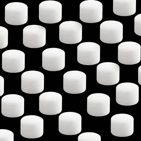 200 Pieces Nebulizer Filters Replacement Air Filter Sponge for Compressor System Accessories, Round White Sponge Air Filter Replacement, Cool Mist Device
