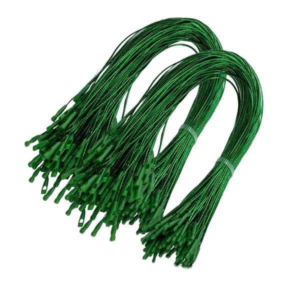 200 Pieces Ornament Ropes Christmas Tree Hanging Strings Precut Snap Fastener Polyester for Family Gatherings