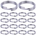 thumbnail image 1 of 200 Pieces Silver Small Key Chain Rings Split Ring Key Chains for Keys Organization,10mm Diameter, 1 of 8