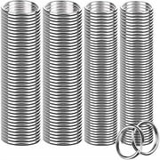 200 Pieces Split Key Rings Bulk for Keychain Key and Art Crafts25 mm /0.98 inch 100pcs  28 mm /1.1 inch 100pcs