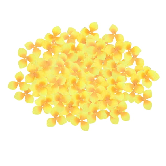 200 Pieces Wedding Flowers Party Confetti Decorative for Event Table Decoration Yellow