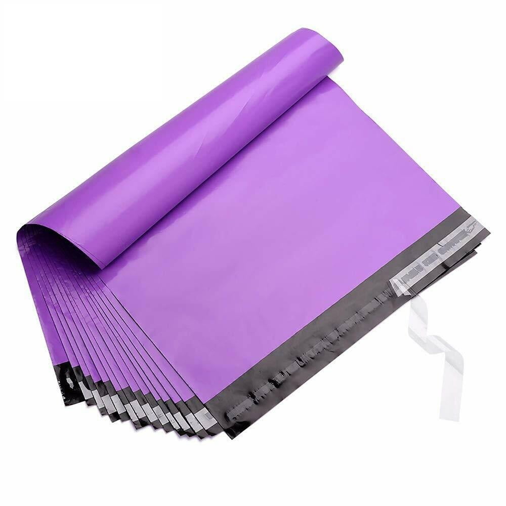 200 Poly Mailers 12x15.5 Shipping Bags Plastic Packaging Mailing Envelope Purple