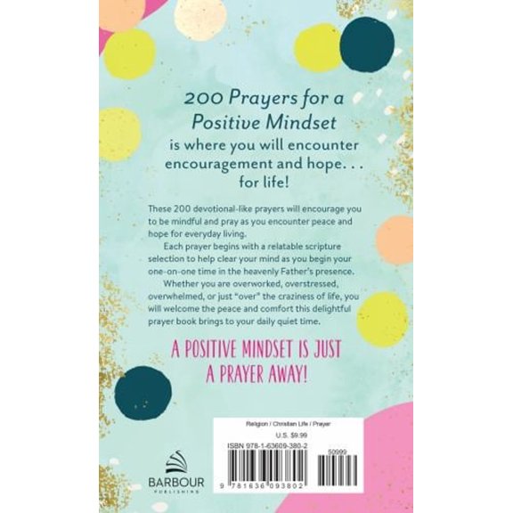 Pre-Owned 200 Prayers for a Positive Mindset (Paperback) 1636093809 9781636093802