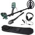 thumbnail image 1 of -200 Professional Metal Detector Field Kit with Submergible Search Coil, Heanphone, Folding Shovel with Compass, Carrying Case, 1 of 18