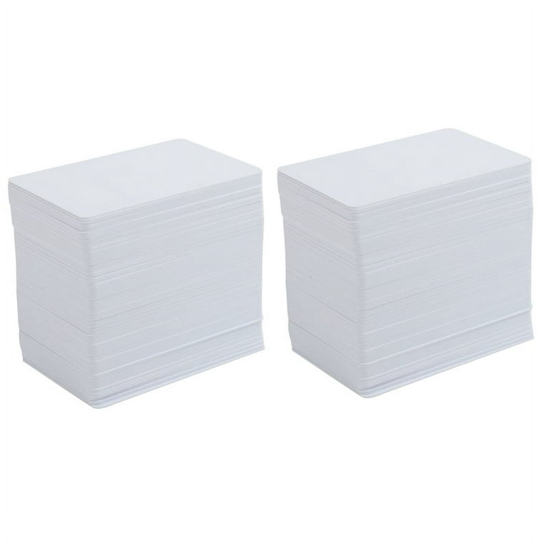 Uxcell 0.21mm Sublimation Metal Business Cards Blank Aluminum Printable  Card, White 150Pack