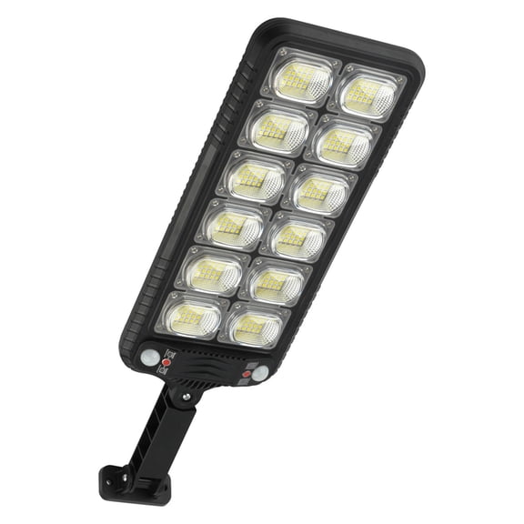 200 SMD Solar LED Street Light with Motion Sensor, 3 Smart Lighting Modes, IP65 Waterproof Solar Flood Light with Remote Control, 240° Wide Angle Detection Security Light for Yard Garage Pathway