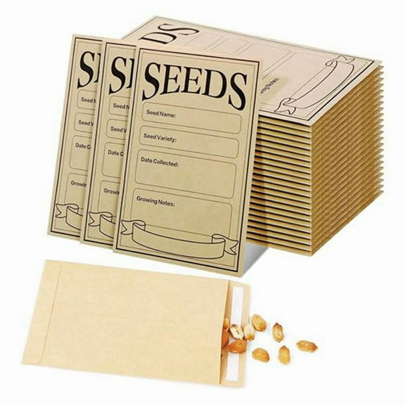 200 * Seed Packets Envelopes-Brown