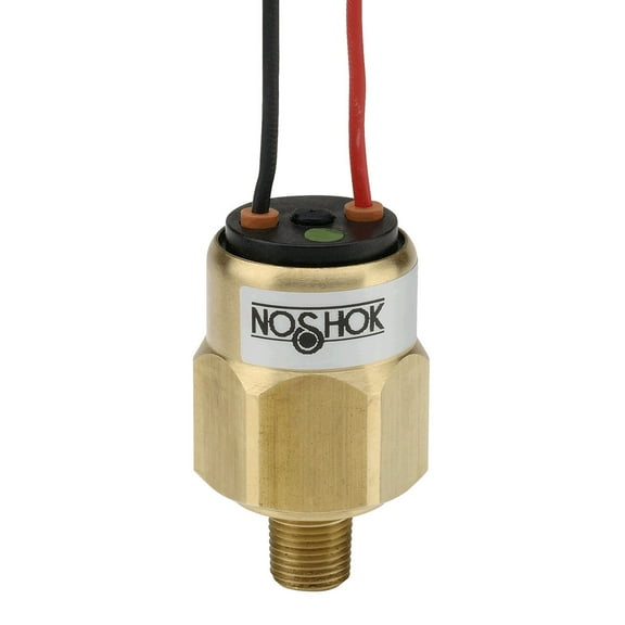 200 Series Mechanical Compact Pressure Switch, Brass, 1 SPDT, NO/NC, 15-75 PSI Pressure Switch