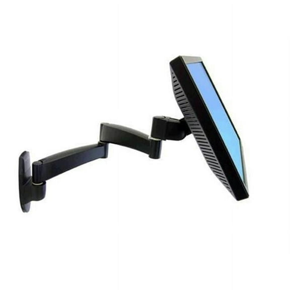 200 Series Wall Mount Arm 2 Exts Black