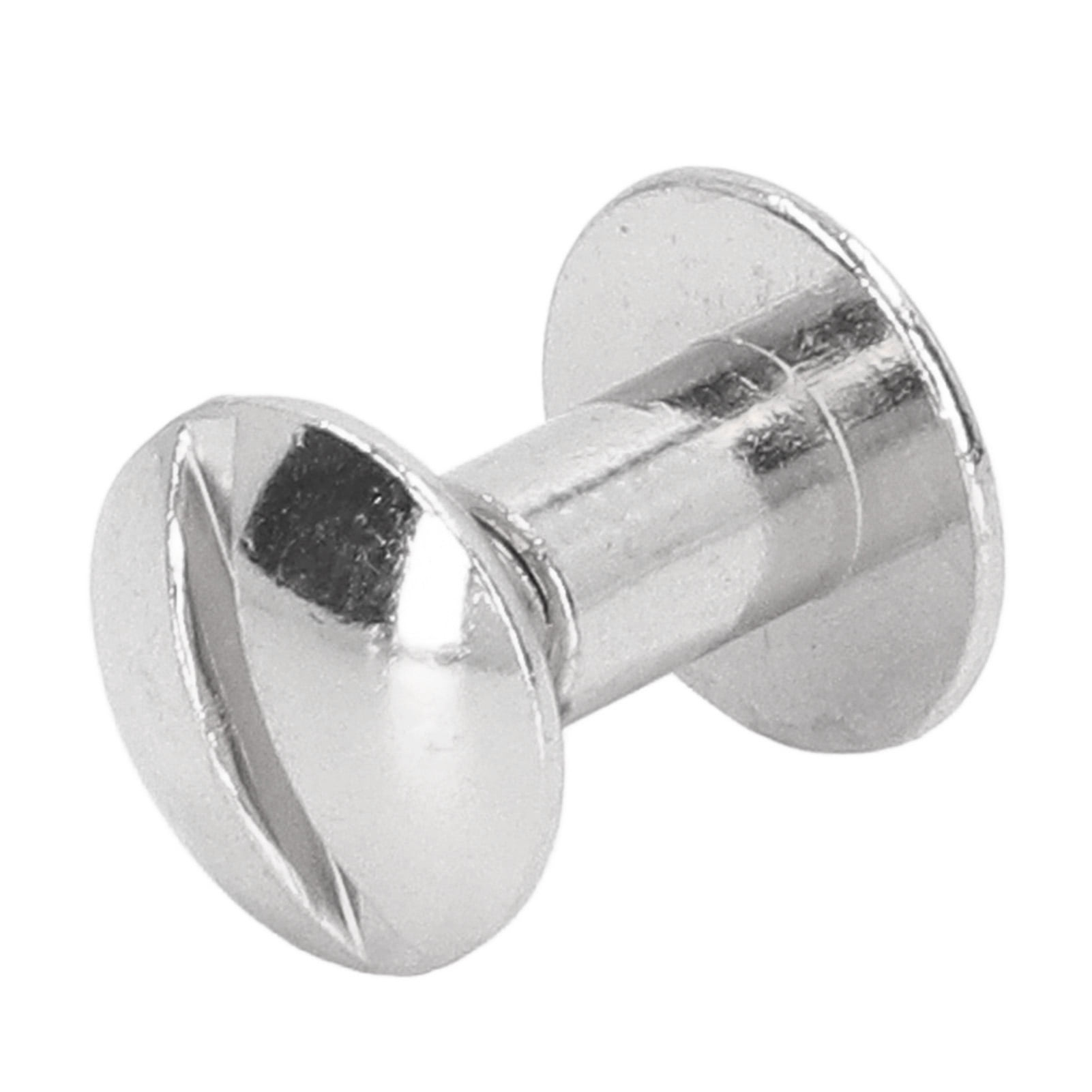 200 Sets Book Rivets Binding Screw Brass Electroplating Process Leather