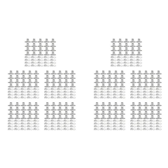 200 Sets Marine Grade Twist Lock Fasteners Turn Button Eyelet and Stud, for Canvas Fastener Turn Buttons,200 x Twist Lock,Silver