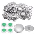 thumbnail image 1 of 200 Sets Self Cover Button Kit 28mm Metal Aluminum Button with 4 Tools, 1 of 6