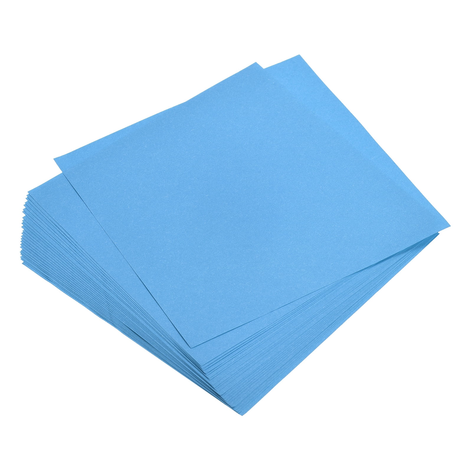 200 Sheets 6x6 Inch Origami Paper Double Sided Lake Blue Square Sheet