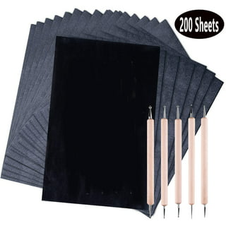 30 Packs Carbon Papers for Tracing, Graphite Carbon Copy Tracing Paper for  Wood Paper Canvas (8.5 by 11 Inch)