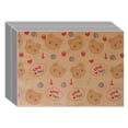 thumbnail image 1 of 200 Sheets Checkered Dry Paper Sheets, Paper Liners for Plasic Food Basket, Special for Wrapping Breadlight brown 138*28cm, 1 of 6