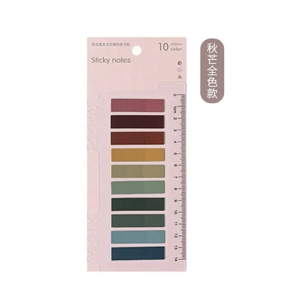 200 Sheets Flags Tabs Neon Page Markers Paper Index Bookmark Sticky Notes Stationery For School Students Office Business