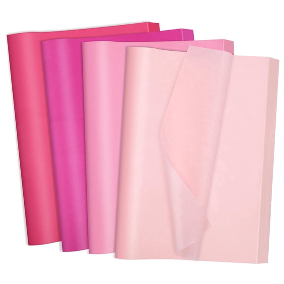 200 Sheets Pink Tissue Paper for Gift Bags 20x14 Inches Wrapping Tissue Bulk for Birthday Party Baby Shower Weddings Bridal Shower Crafts Christmas