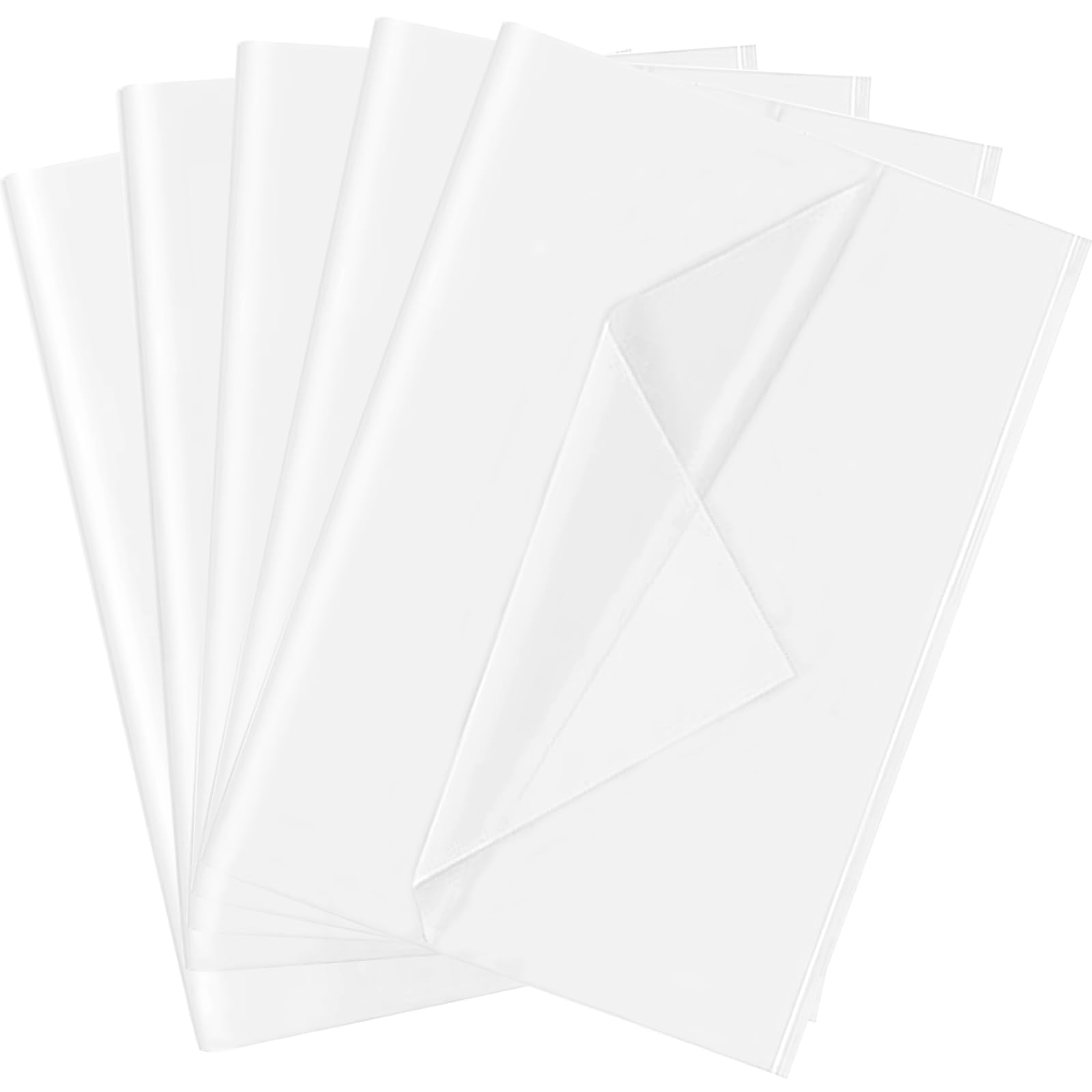 200 Sheets White Tissue MMF7 Paper for Packaging Bulk Wrapping Craft