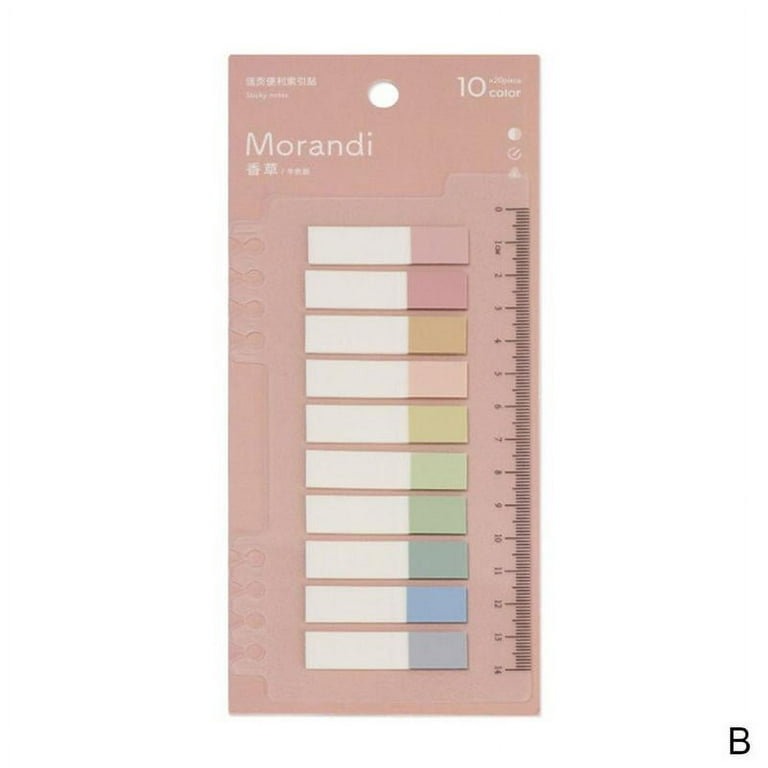 Colorful Numbers Index Sticky Note Colorful Numbers Index Sticky Note