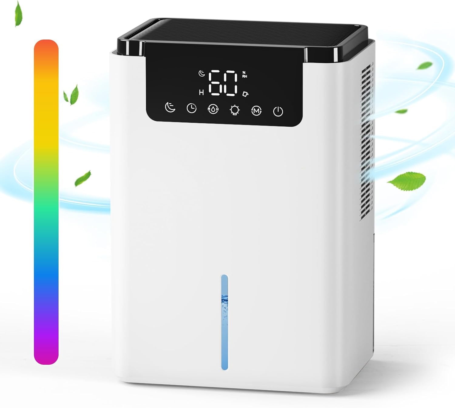 200 Sq. Ft Dehumidifiers for Room and Basements, Auto Shut Off and