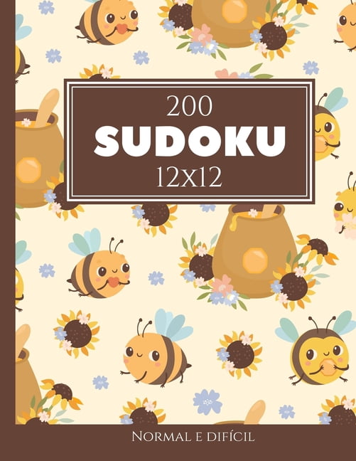 200 Sudoku 12x12 normal e difícil Vol. 11: com soluções e quebra-cabeças bônus, (Paperback)
