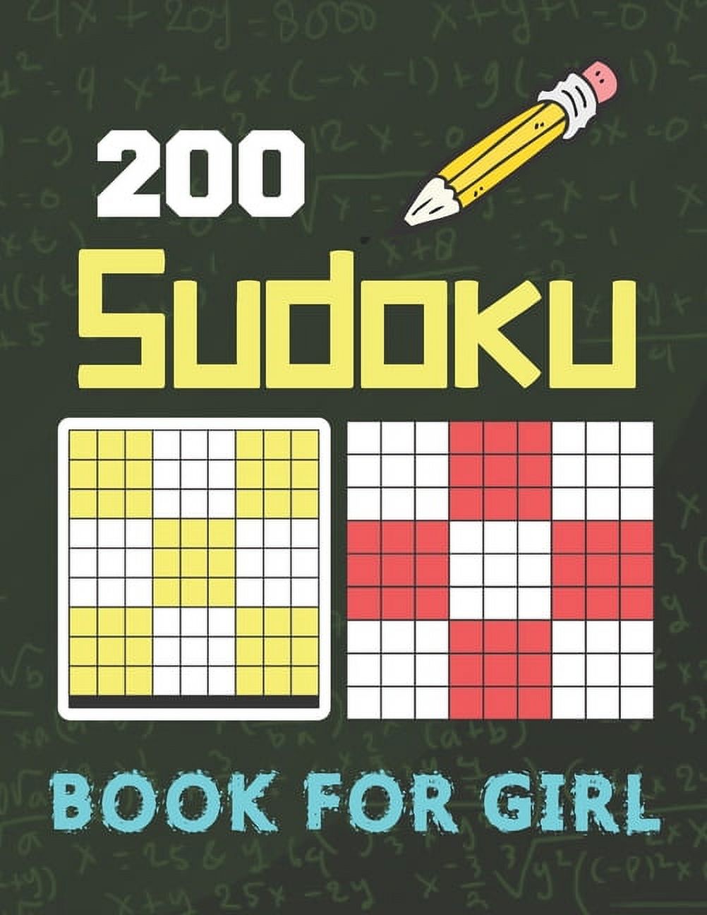 200 Sudoku Book For girl: Brain Games Fun Sudoku for Children Includes Instructions and Solutions (Paperback)