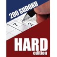 thumbnail image 1 of 200 Sudoku Hard Edition: An 8x10, 200 puzzle, hard sudoko book (Paperback), 1 of 1