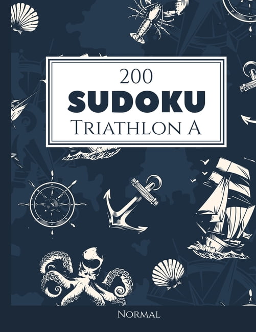 200 Sudoku Triathlon A normal Vol. 1: com soluções e quebra-cabeças bônus, (Paperback)