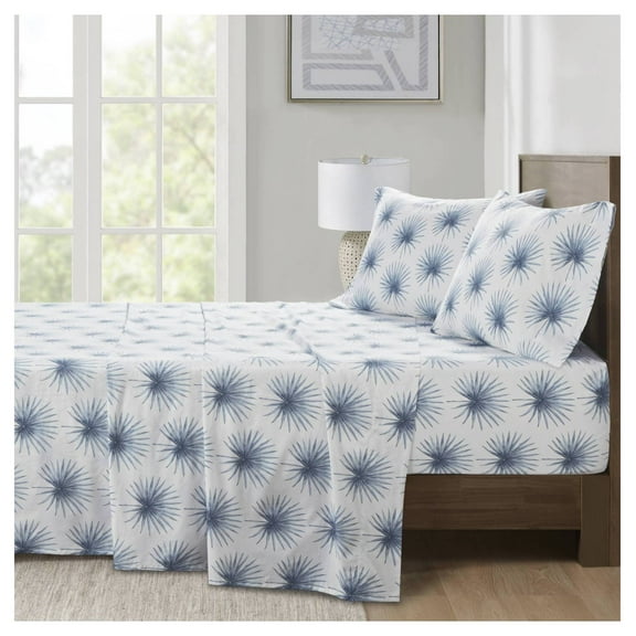 200 Thread Count Printed Cotton Sheet Set Full