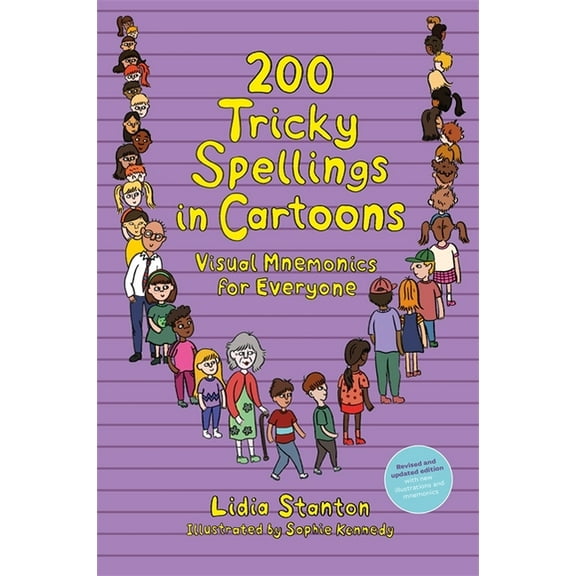 200 Tricky Spellings in Cartoons: Visual Mnemonics for Everyone - Us Edition, (Paperback)
